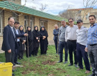 غرس نهال یادبود شهدا و نو شدن طبیعت در دانشکده پرستاری و مامایی اردبیل