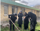 غرس نهال یادبود شهدا و نو شدن طبیعت در دانشکده پرستاری و مامایی اردبیل