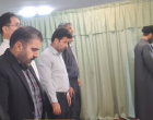 زیارت عاشورا و نماز ظهر به مناسبت شهادت امام جعفر صادق و اربعین رهبر شهید امت در دانشکده پرستاری و مامایی اردبیل