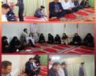 زیارت عاشورا و نماز ظهر به مناسبت شهادت امام جعفر صادق و اربعین رهبر شهید امت در دانشکده پرستاری و مامایی اردبیل