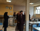 بازدید معاون فرهنگی و دانشجویی و مسئول نهاد رهبری از سلف غذاخوری دانشکده پرستاری و مامایی اردبیل