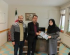 تجلیل فرمانده سپاه حضرت عباس (ع) استان اردبیل از خانم دکتر نازیلا وثوقی