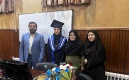 دفاع نهایی خانم فاطمه بابایی دانشجوی کارشناسی ارشد مراقبت های ویژه