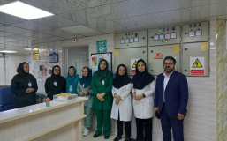 دیدار ریاست محترم دانشکده پرستاری و مامایی با اساتید و مربیان، دانشجویان و همکاران  بخش مامایی بیمارستان علوی