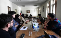 نشست ریاست و معاونت آموزشی دانشکده با نمایندگان دانشجویان
