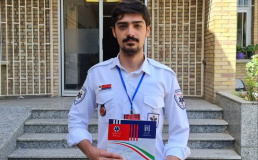 درخشش دانشجوی فوریت پزشکی دانشکده پرستاری و مامایی اردبیل در المپیاد علمی–مهارتی فوریت‌های پزشکی شمال‌غرب کشور