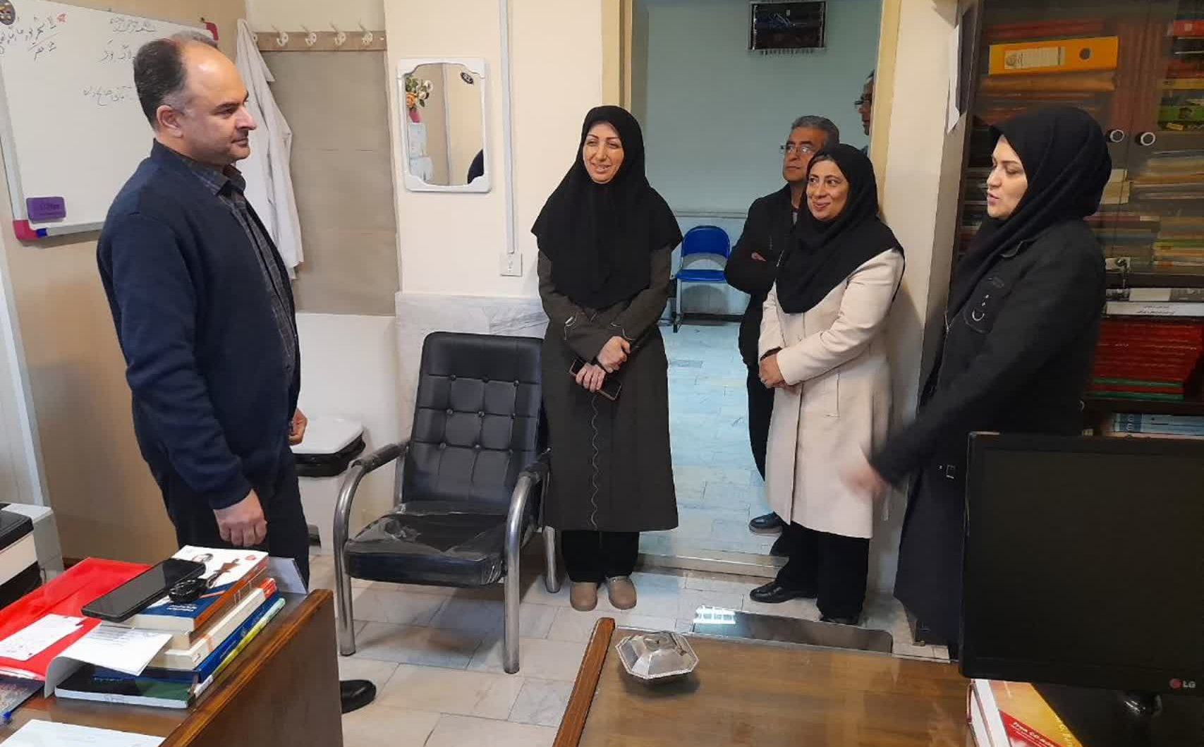 بازدید معاون آموزشی دانشگاه علوم پزشکی اردبیل از دانشکده پرستاری و مامایی اردبیل