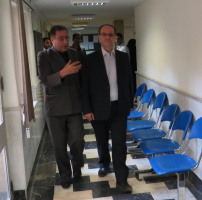 بازدید معاون آموزشی دانشگاه از بخشهای مختلف دانشکده پرستاری و مامایی