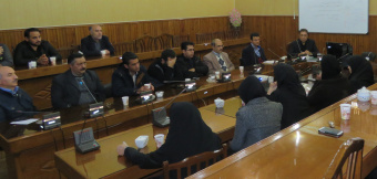 جلسه طرح تکریم ارباب رجوع در دانشکده پرستاری و مامایی