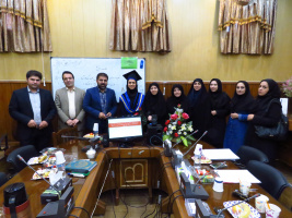 جلسه دفاع از پایان نامه دانشجوی مقطع کارشناسی ارشد رشته پرستاری داخلی جراحی دانشکده پرستاری و مامائی