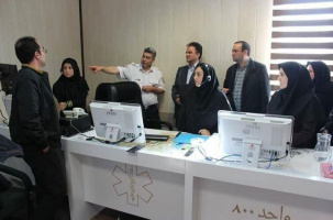 نشست مشترک دکتر بهنام مولائی ریاست محترم دانشکده پرستاری و مامایی با مدیران مرکز فوریتهای پزشکی استان