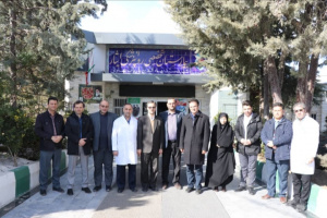 عیادت ریاست و مسئولین دانشکده پرستاری و مامایی از جانبازان بستری در بیمارستان ایثار به مناسبت ایام الله دهه مبارکه فجر