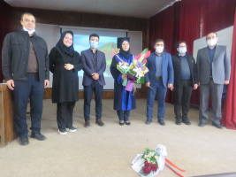 جلسه دفاع نهایی دانشجوی کارشناسی ارشد مراقبتهای ویژه سرکارخانم زینب سلیمانی تحت عنوان "بررسی تأثیر موسیقی سفید بر درد بیماران با اختلال هوشیاری در بخش مراقبت های ویژه مغز و اعصاب مرکز آموزشی و درمانی فاطمی اردبیل"