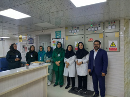 دیدار ریاست محترم دانشکده پرستاری و مامایی با اساتید و مربیان، دانشجویان و همکاران  بخش مامایی بیمارستان علوی