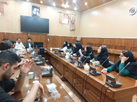 نشست ریاست با نمایندگان و مسولین کمیته های علمی ، صنفی و بسیج دانشجویی با محوریت انتخابات صنفی دانشجویان