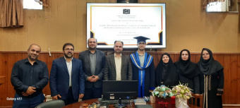 دفاع آقای نیما قراجه علمداری دانشجوی کارشناسی ارشد پرستاری اورژانس از پایان نامه اش