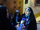 تجلیل از خانم فاطمه قربانی پرسنل دانشکده پرستاری و مامایی به عنوان پرستار جوان موفق استان اردبیل