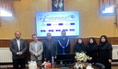 جلسه دفاع از پایان‌نامه آقای رامین نیک برش دانشجوی کارشناسی ارشد رشته پرستاری داخلی جراحی