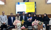 جلسه دفاع از پایان‌نامه خانم فاطمه داداش زاده دانشجوی کارشناسی ارشد پرستاری اورژانس