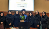 جلسه دفاع از پایان نامه خانم سیده سکینه دست افکن دانشجوی کارشناسی ارشد رشته پرستاری کودکان